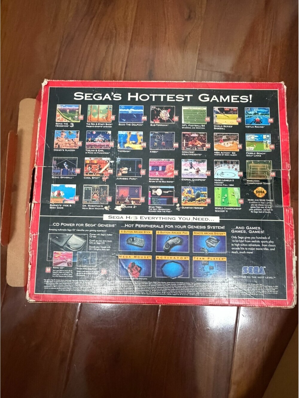 Sega Genesis Model 2 Core System Box and Tray Insert - Picture 6 of 6